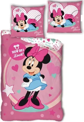 Immagine prodotto di Biancheria da letto per bambini Minnie Mouse 140x200 cm 100% microfibra