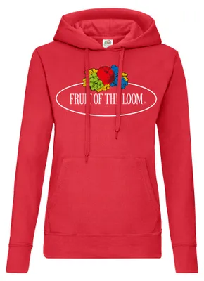 Produktbild von Fruit of the Loom Fruit of the Loom Damen Kapuzenpullover mit großem Vintage-Logo