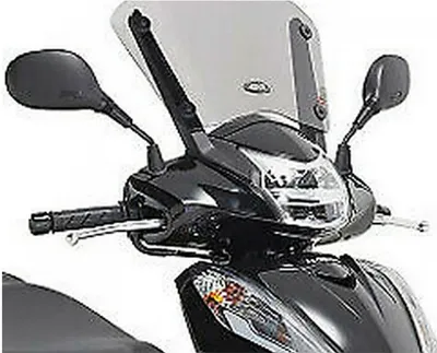 Produktbild von Givi D1100st Low Honda Sh 300i Windschutzscheibe Schwarz  Schwarz One Size