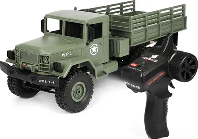 Productafbeelding van WPL B-16 Volledige 1:16 Mini 4WD RC militaire vrachtwagen, bestuurbare speelgoedauto (groen)