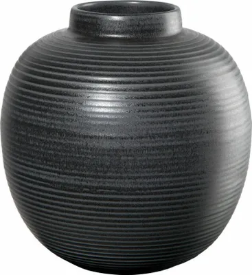 Immagine prodotto di ASA Selection Japandi Vase, Tischvase, Dekovase, Blumenvase, Steingut, Black, H 29 cm, 73004174