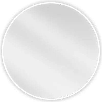 Obrázek produktu pro Mexen Loft koupelnové zrcadlo kulaté 70 cm, bílý rám - 9850-070-070-000-20