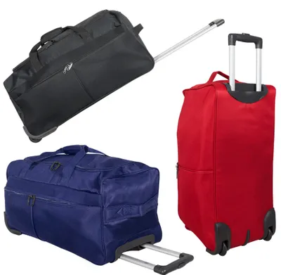 Produktbild von Reisetasche Brooklyn mit 2 Rollen 70 Liter Trolley Tasche 65cm blau