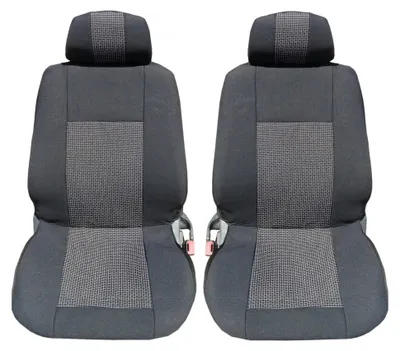 Obrázok produktu pre univerzálne poťahy sedadiel, čalúnenie pre predné sedadlá (automobil, autobus, džíp), farba: čierna