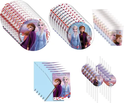 Produktbild von 42-tlg. Frozen 2 Party Set für Kindergeburtstag