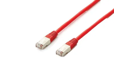 Image de Equip 605620 equip Câble patch RJ45 S/FTP Cat6A 1.00m rouge (SSTP)PIMF HF