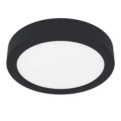 Image de Eglo 900637 FUEVA 5 LED Luminaire apparent 11W Ø160mm noir blanc blanc chaud IP44