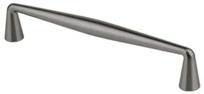 Produktbild von Möbelgriff BA 128mm Küchengriff Linea Titan Schrankgriff Grau modern