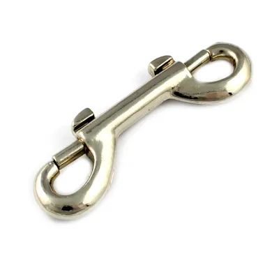 Produktbild von 5 Doppelbolzenkarabiner 92 x 28mm vernickelt