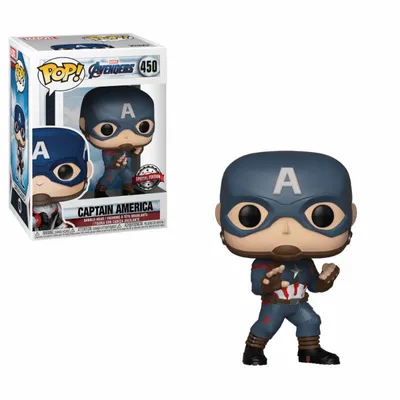 Obrázok produktu pre FUNKO POP! Marvel Avengers: Endgame Captain America, zberateľská figúrka, Komiks, 110 g