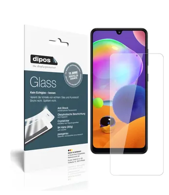 Produktbild von 2x Schutzfolie für Samsung Galaxy A31 - Anti-Shock 9H Folie dipos Glass Kunststoffglas