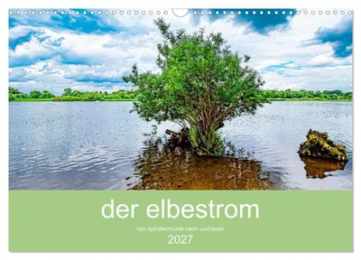 Produktbild von der elbestrom (Wandkalender 2027 DIN A3 quer), CALVENDO Monatskalender