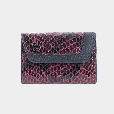 Produktbild von Minigeldbörse LUISE Mini Börse rot Damen - Leder