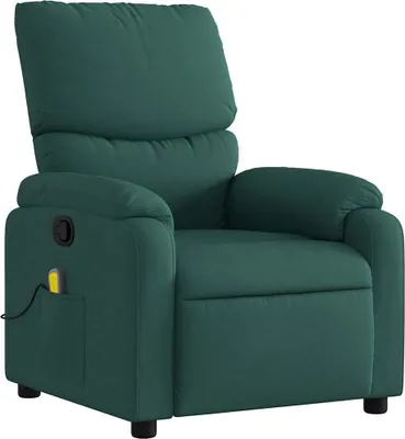 Produktbild von vidaXL Massagesessel Dunkelgrün Stoff