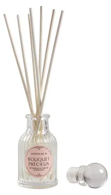 Raumduft-Diffuser 30 ml, kostbares Blumenbukett, mit Rattanstäben