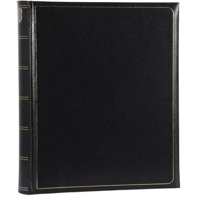 Image de Album photo Henzo MEMORY noir 30x36,5 cm 100 pages blanches gaufrées or