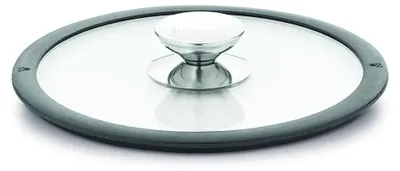 Glasdeckel mit Silikonrand 16 cm, hitzebeständig, spülmaschinengeeignet