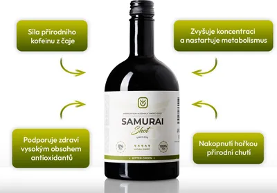 Immagine prodotto di Samurai Shot Verde amaro nealko 0,5l