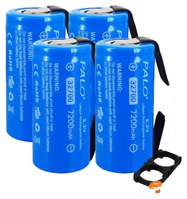 Obrázok produktu pre LiFePO4 batérie, kapacita 7200 mAh, prúd nepretržitého vybíjania 35 A, 4 kusy batérií