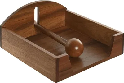 Obrázek produktu pro Kroužek na ubrousky Home ESPRIT přírodní akáciové dřevo 19 x 21 x 8,8 cm