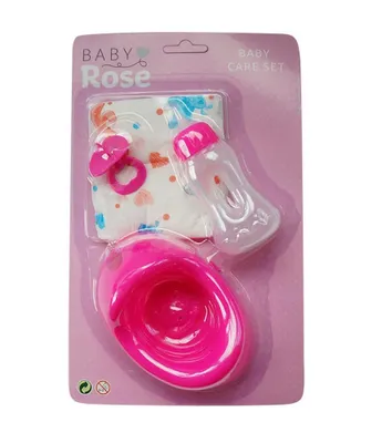 Image de Baby Rose Kit de soins Baby Rose sur carte 27664