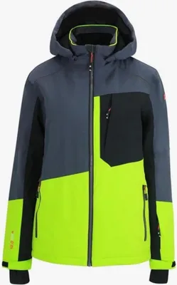 Produktbild von Killtec Skijacke für Jungen mit Kapuze und Schneefang, Farbe:Grau, Kinder Größen:140