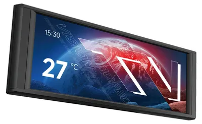 Zdjęcie produktu dla THERMALRIGHT Trofeo Vision LCD, czarny, 6,86 cala, obudowa magnetyczna IPS z chłodzeniem cieczą, wyświetlacz o rozdzielczości 1280x480, nieograniczone możliwości personalizacji – rozmiar 6,86 cala, kolor czarny