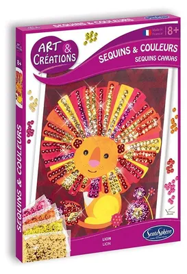 Image de Art de la paillette Lion