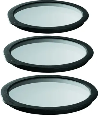 Produktbild von Rösle Frischhaltedeckel aus Glas 3er Set (Ø 16/20/24 cm)