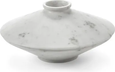 Produktbild von Serax Vase - Blumenvase Dune Kelly Wearstler Marmor Weiß D 32 cm H 15 cm
