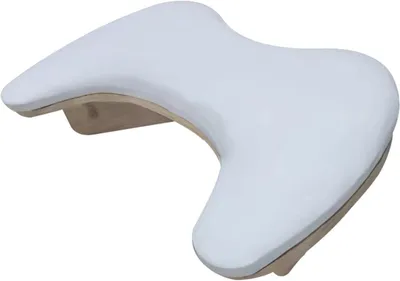 Productafbeelding van U-vormige handsteun voor nagelstudio en manicuretafel, wit