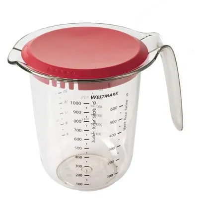 Obrázek produktu pro Westmark 30662270, 1 l, g, ml, oz, Plast, Červená, Průhledná, Německo