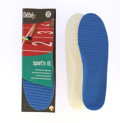 Produktbild von DEBE Sport 'n fit - Saugfähige und stützende Einlegesohle aus Baumwollfrottee - 44-45