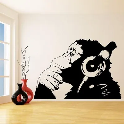 dekorativer Aufkleber mit Musikmotiv, Modell 037-092 – Decords, Produktansicht 1