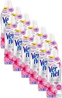 Produktbild von Vernel Fresh Control Floral Crisp Weichspüler 12x32 Waschladungen Waschmittel