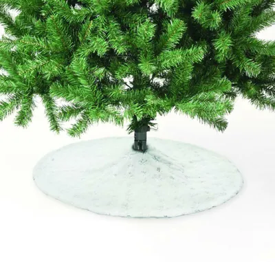 Produktbild von ACA Beleuchteter Weihnachtsbaumständer-Überzug mit weißem Schneeflockenmuster, Durchmesser 120 cm, X072381