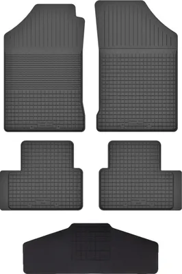 Produktbild von Gummi Fußmatten Set Für: Lancia Ypsilon I (1996-2003) Gummimatten Schwarz