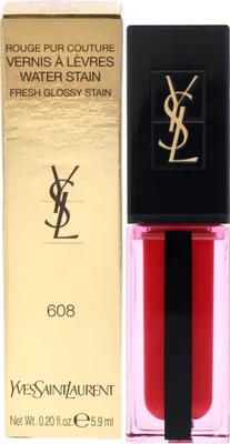 Produktbild von Ysl vernis a levres wassersatin 608