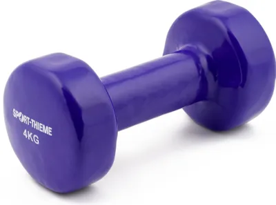 Produktbild von Sport-Thieme Fausthantel "Vinyl", 4 kg, Lila