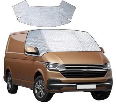 Immagine prodotto di Copertura per parabrezza per VW T6 dal 2016 al 2022, termica, pieghevole, parasole, antigelo