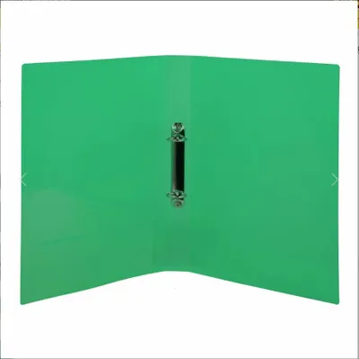 Obrázok produktu pre IDENA krúžkový zakladač A4 2 krúžky PP Idena zelená 35 mm, priesvitný