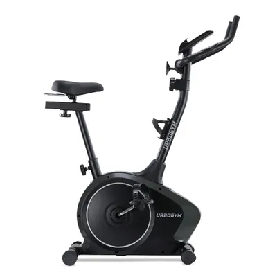 Produktbild von URBOGYM ARGO SILVER Heimtrainer – Magnetisches Fitnessbike mit 6-kg-Schwungrad, 8 Widerstandsstufen, bis 130 kg