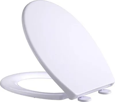 Produktbild von Famanu Toilettendeckel Duroplast oval mit Softclose und Quick Release - antibakteriell - weiß