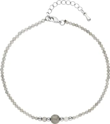 Produktbild von Fußkettchen Fußkette Labradorit mit Hämatin 26 cm