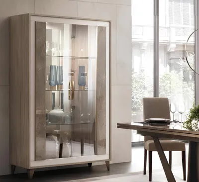 Produktbild von Kommode Vitrine Kommoden Vitrinen Kommodenschrank Glas Designer Schrank Schränke