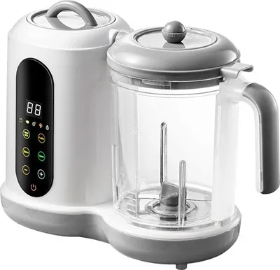 Obrázek produktu pro Kuchyňský robot na dětskou výživu, vaření v páře, mixování, stříbrná šedá, 220 V