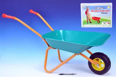 Obrázek produktu pro Plechové kolečko Yupee velké zelené 78x40x32cm