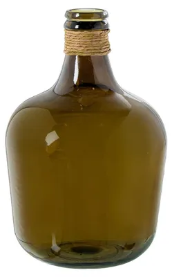 Bodenvase aus Glas, braun und natur, 30 x 30 x 43 cm
