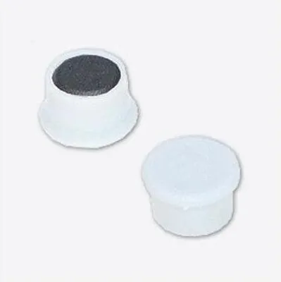 Produktbild von ALCO Magnet 13 x 7 mm (Ø x H) 13mm 0,1kg weiß 10 St./Pack.