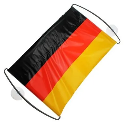 Produktbild von Autobanner Deutschland Fußball Weltmeisterschaft Fanartikel Auto Fahne Flagge